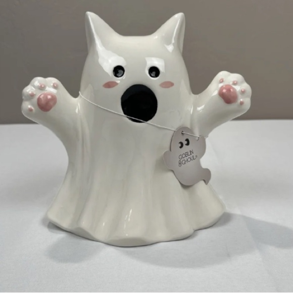 Goblin And Ghoul Ghost Kitty Cat Halloween Decor Tiktok Viral HTF 👻